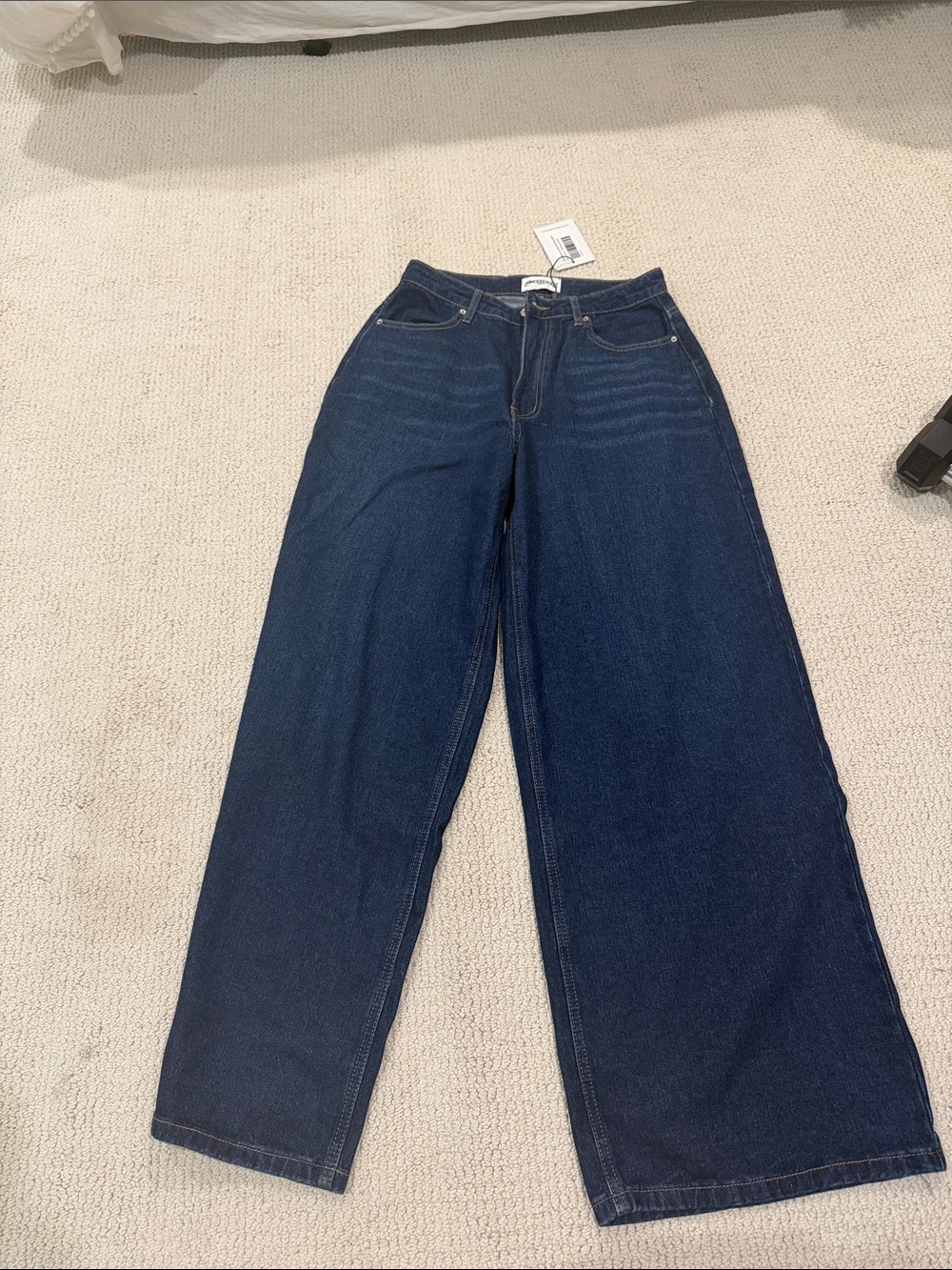 Princess Polly Indigo Wide-Leg High-Rise Jeans